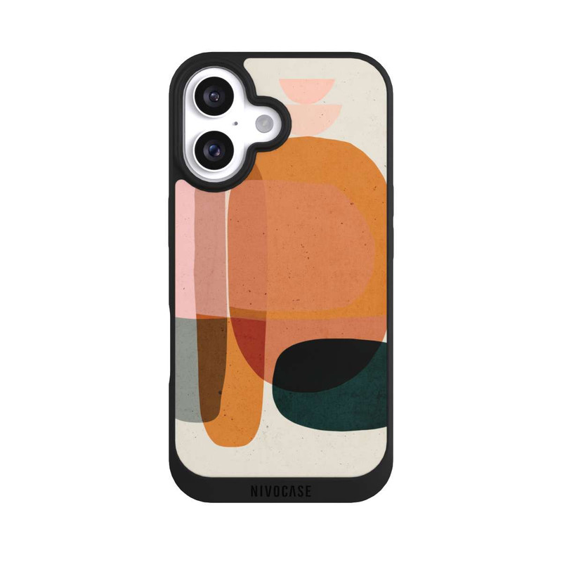 iPhone 16 NIVOpure Abstraktes Blush