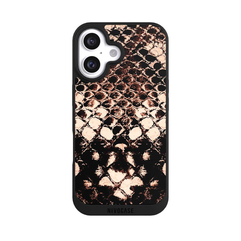 iPhone 16 NIVOpure Schlangendruck in Roségold