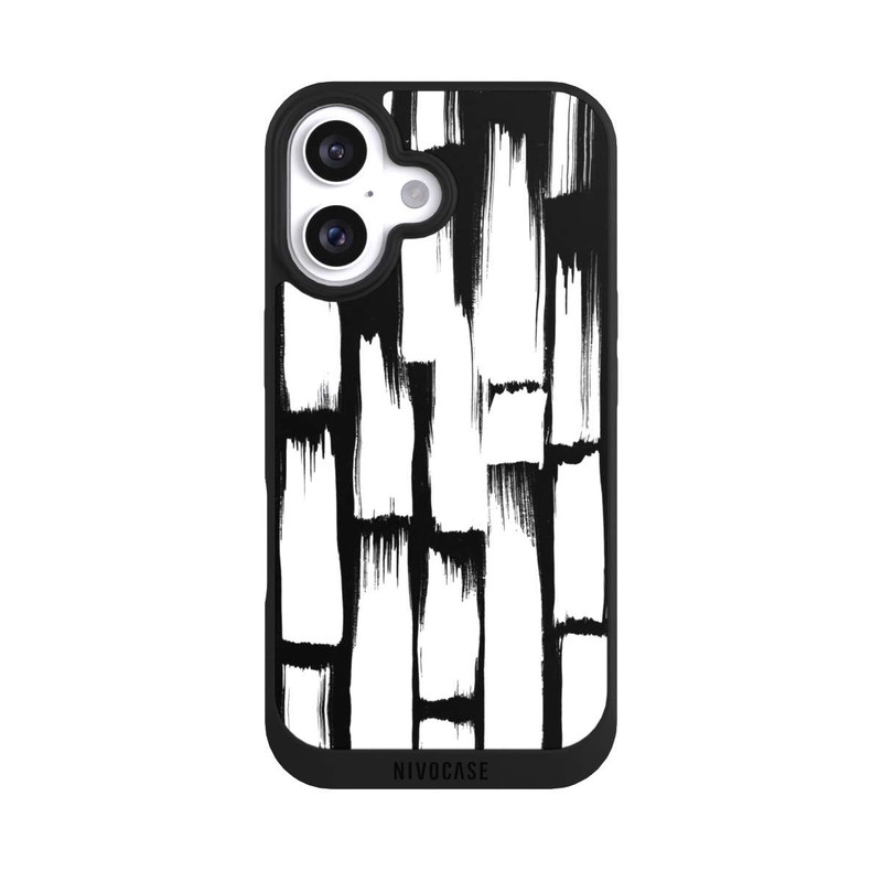 iPhone 16 NIVOpure Tribal-Pinselstriche