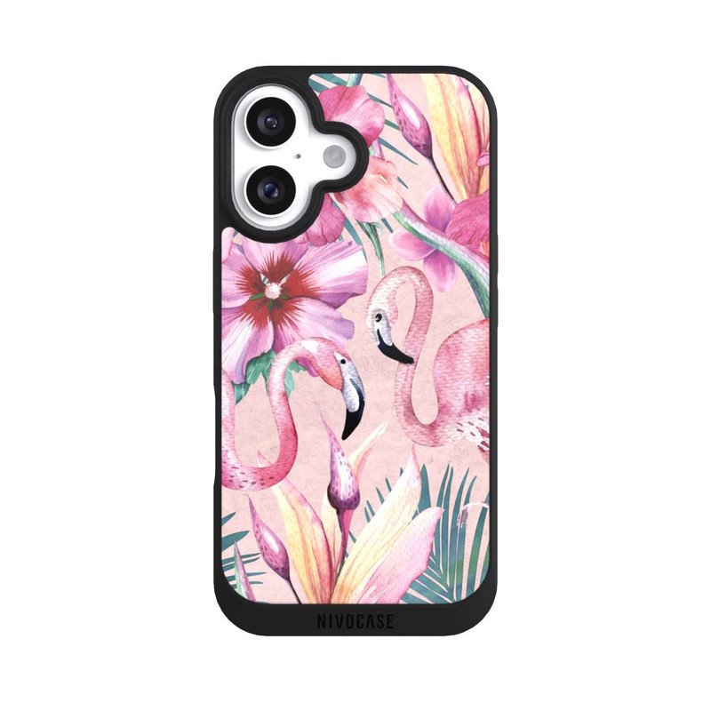 iPhone 16 NIVOpure traumhafte Flamingos