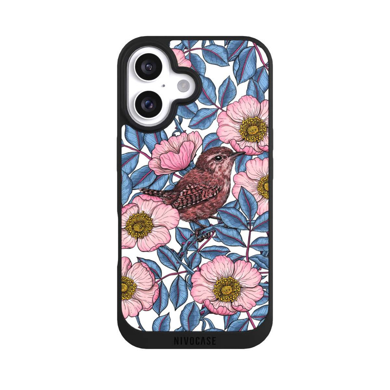 iPhone 16 NIVOpure Zaunkönige und Wildrosen