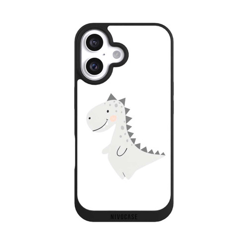 Apple iPhone 16 NIVOpure Grauer Dino