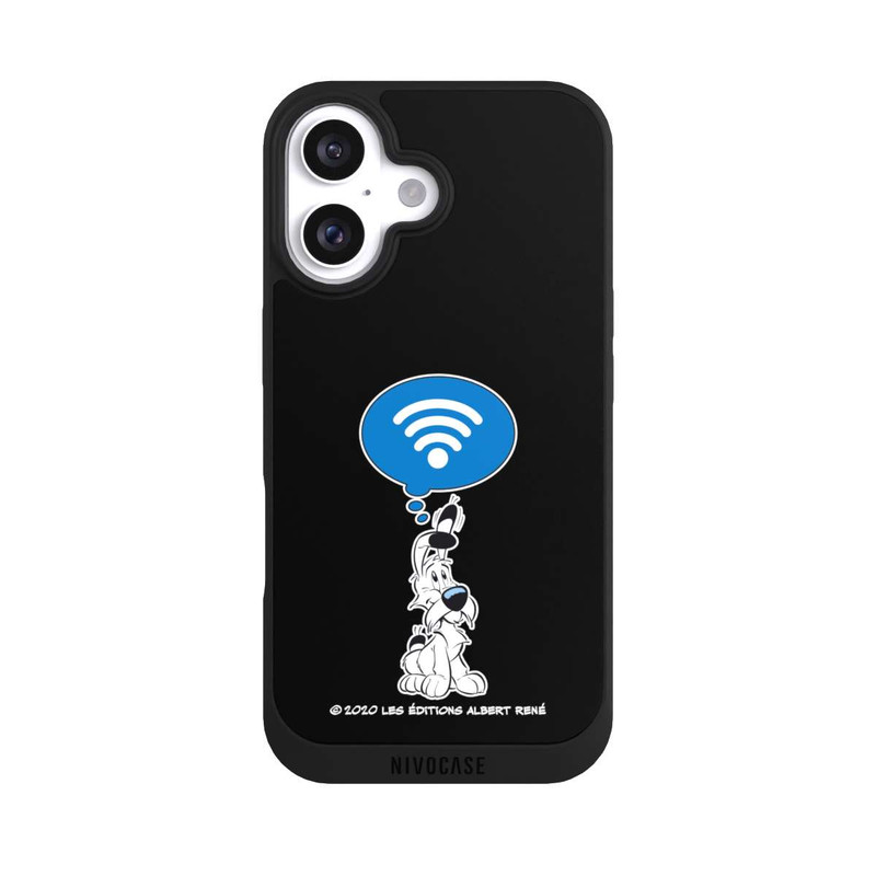 iPhone 16 NIVOpure Idefix W-LAN - Schwarz Hintergrund