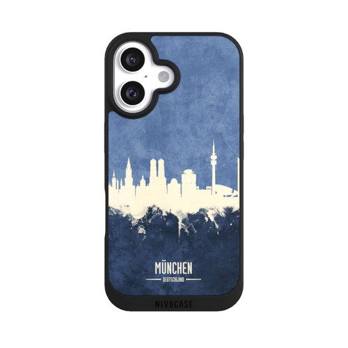 Apple iPhone 16 NIVOpure Munich Skyline Navy 4631