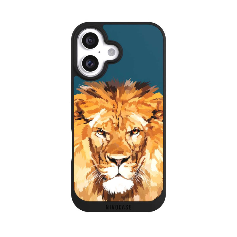 iPhone 16 NIVOpure Löwe Nahaufnahme