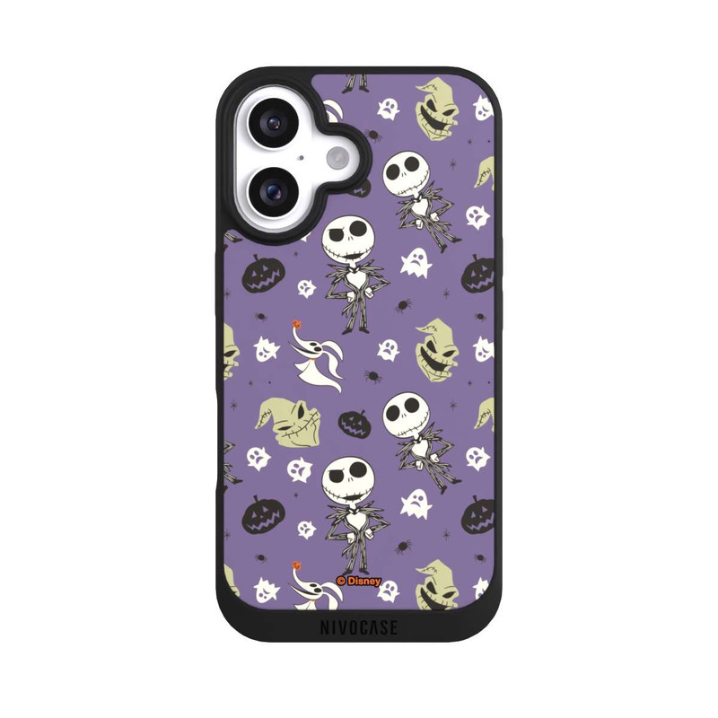 iPhone 16 NIVOpure Jack Purple Pattern Tim Burtons Nightmare before Christmas