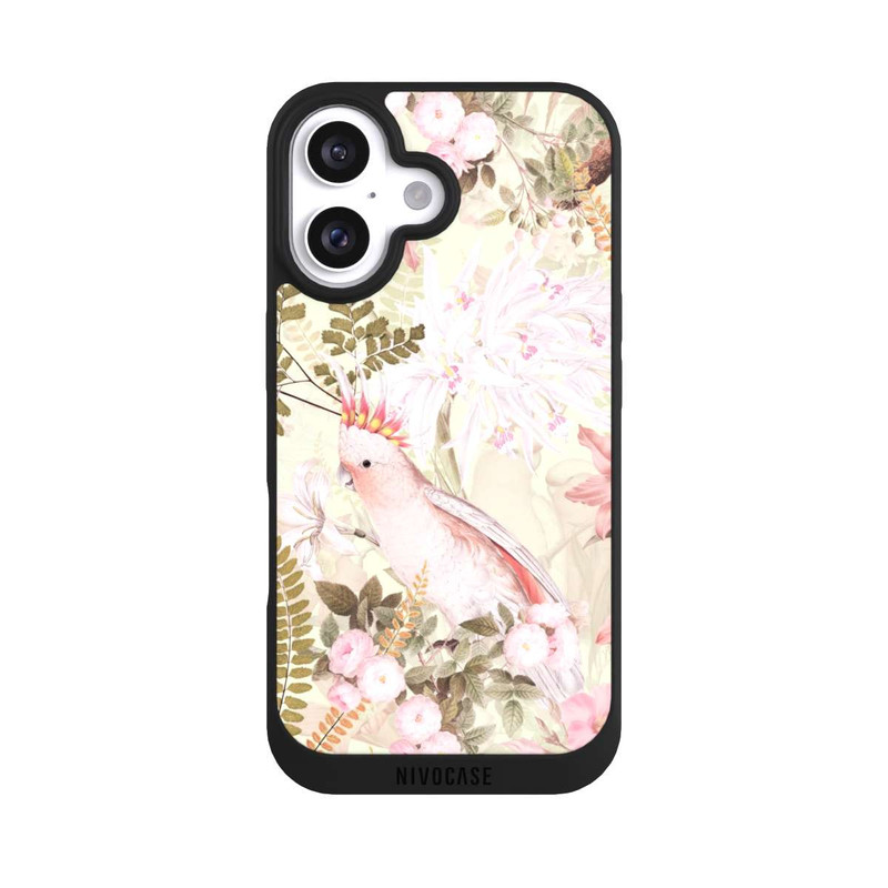 iPhone 16 NIVOpure Kakadu Retro Tapete