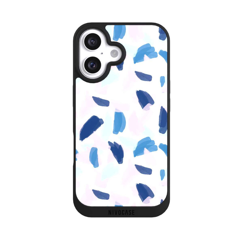 iPhone 16 NIVOpure Blue and Pink Paint