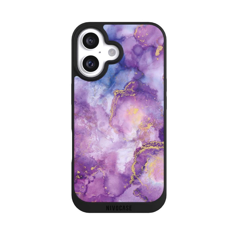 iPhone 16 NIVOpure Encre tourbillonnante violette