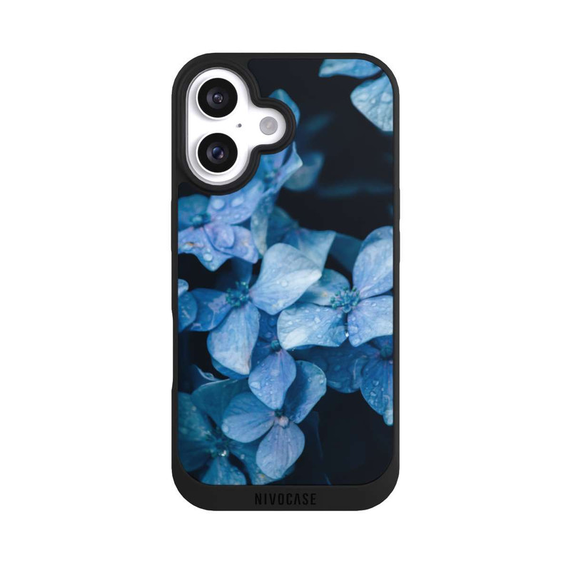 iPhone 16 NIVOpure Blaue Blüten
