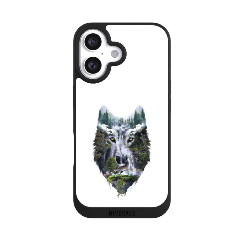 iPhone 16 NIVOpure Wolf im Wald