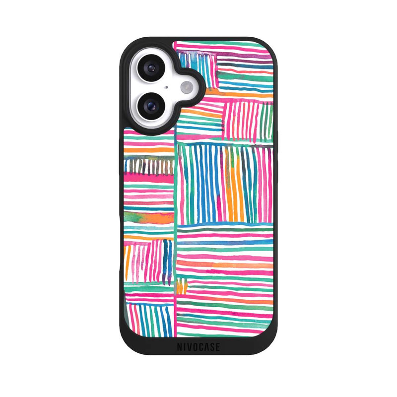 iPhone 16 NIVOpure Aquarelllinien Entspannung