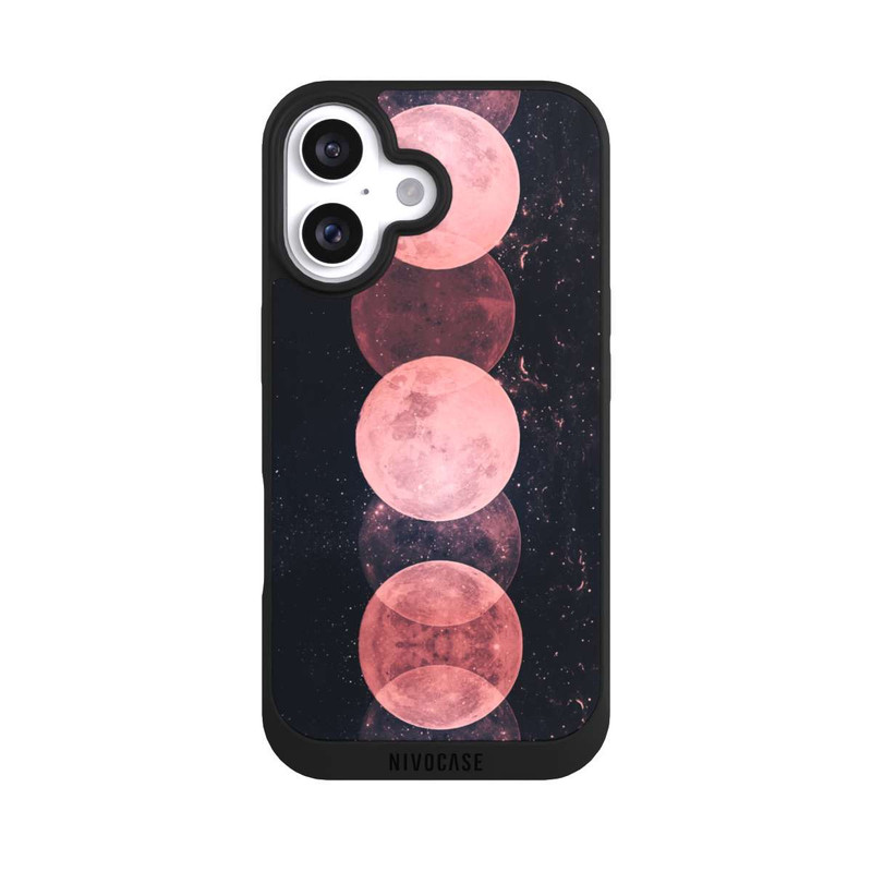 iPhone 16 NIVOpure Rosa Mondphasen
