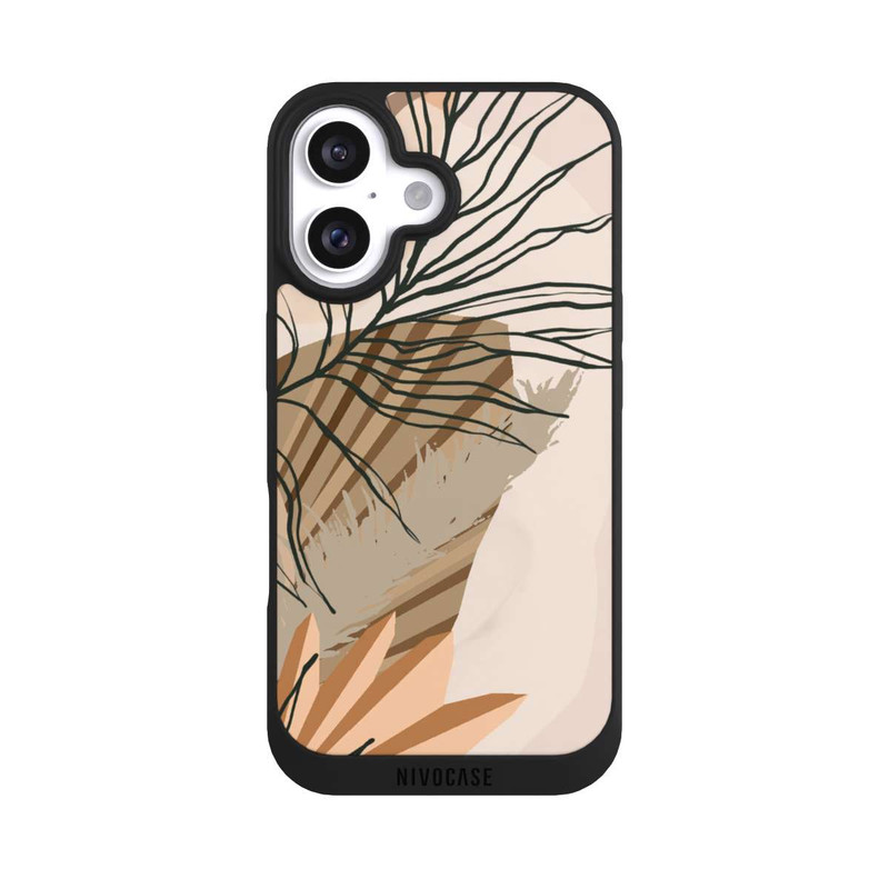 iPhone 16 NIVOpure Line Art Sommer Farn