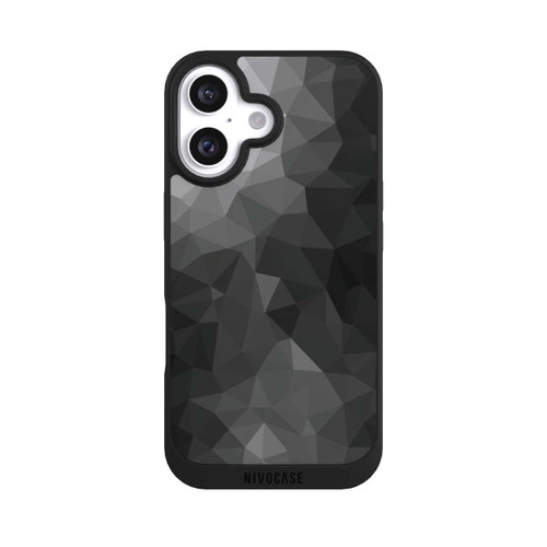  NIVOpure Polygonales Mosaik Schwarz/Weiß