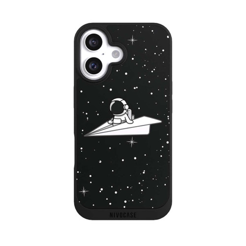 Apple iPhone 16 NIVOpure Astronaut Paper Plane Comic