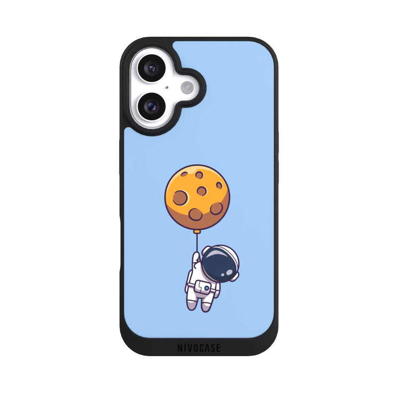 iPhone 16 NIVOpure Astronaute avec Ballon Lune