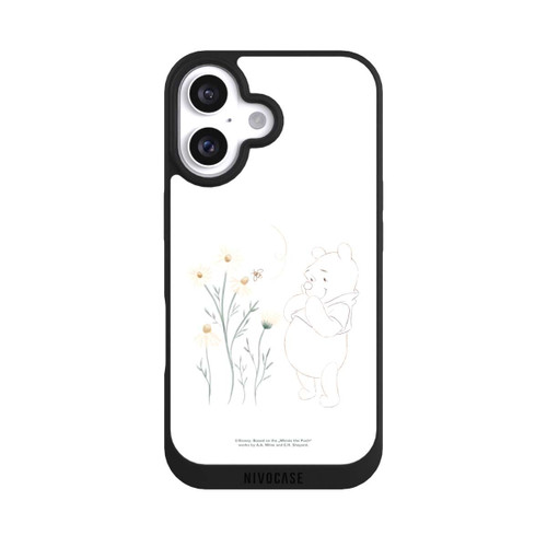 Apple iPhone 16 NIVOpure Winnie Puuh sieht sich Gänseblümchen an
