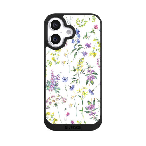 Apple iPhone 16 NIVOpure Wald und Wiesenblumen