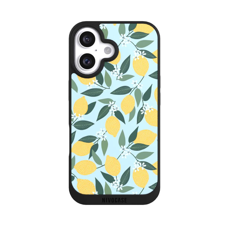 iPhone 16 NIVOpure Zitronen-Thema
