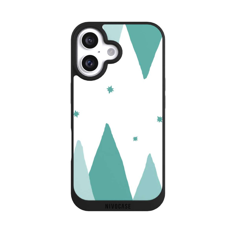iPhone 16 NIVOpure Berge Gelb & Grau
