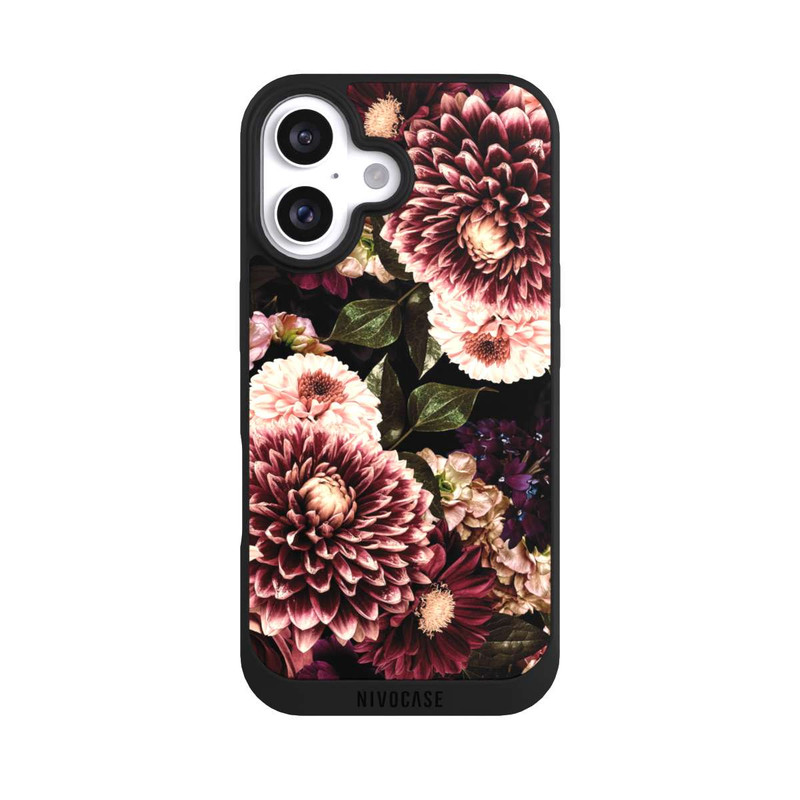 iPhone 16 NIVOpure Wunderschöne rosa Vintage-Blumen
