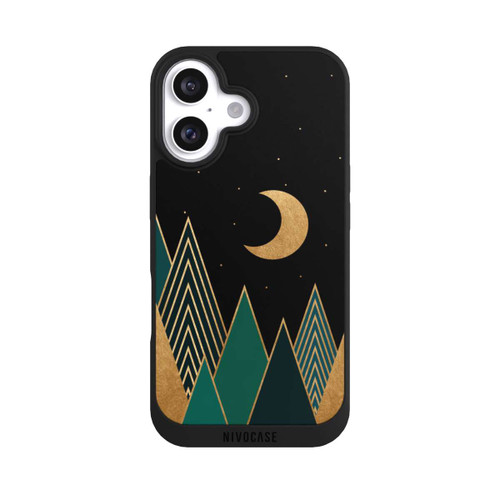 Apple iPhone 16 NIVOpure Emerald Mountains &amp; Crescent