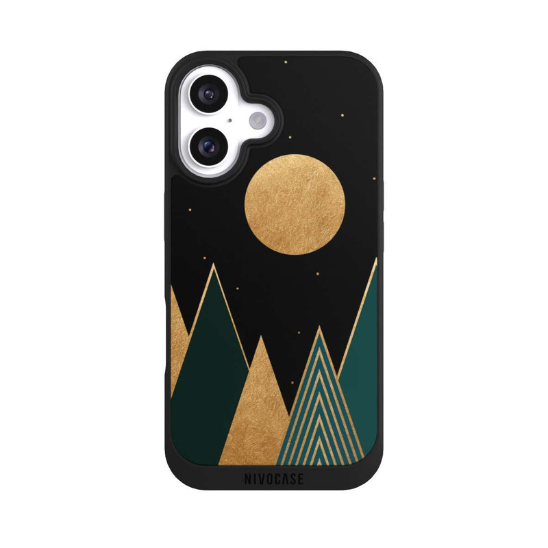 iPhone 16 NIVOpure Smaragdberge & Mond