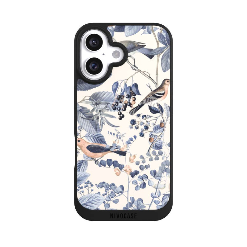 iPhone 16 NIVOpure Birds And Berries Beige