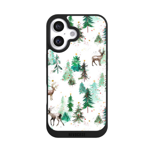 Apple iPhone 16 NIVOpure Deers and Winter Xmas Trees
