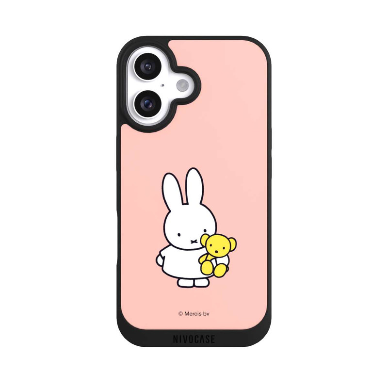 iPhone 16 NIVOpure Miffy Teddy Pink