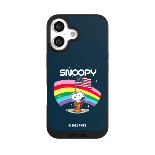 Apple iPhone 16 NIVOpure Snoopy Space Traveller Rainbow