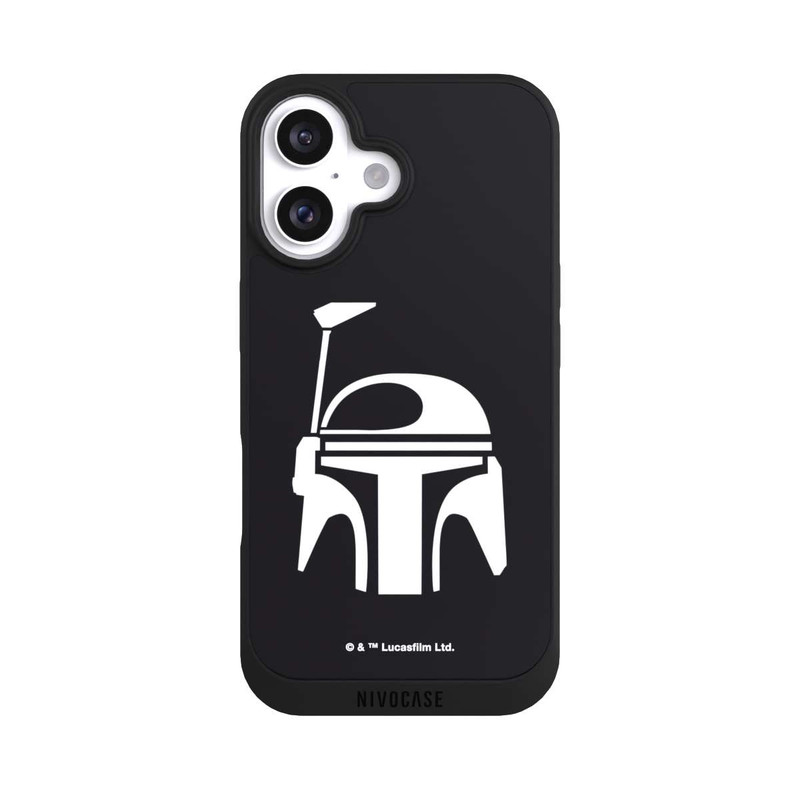 iPhone 16 NIVOpure Boba Fett Helmet Black