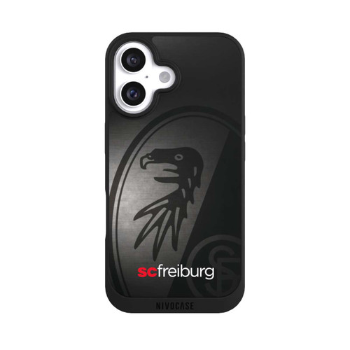 NIVOpure Dot Metall Hintergrund mit dem Schriftzug SC Freiburg