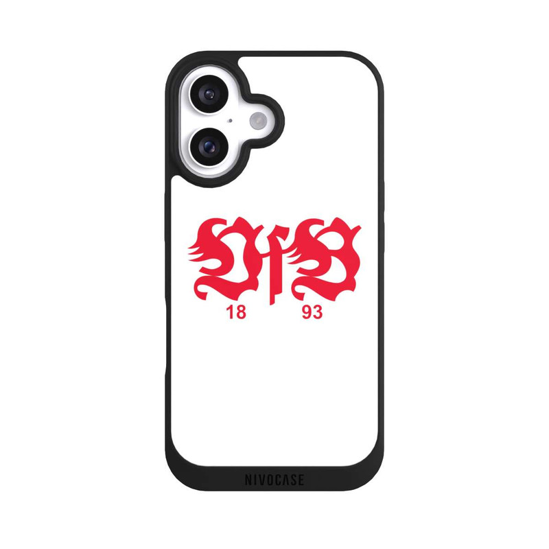iPhone 16 NIVOpure VfB 1893 Weiß