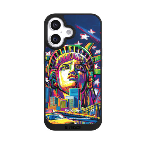 Apple iPhone 16 NIVOpure NY City Art By P.D. Moreno