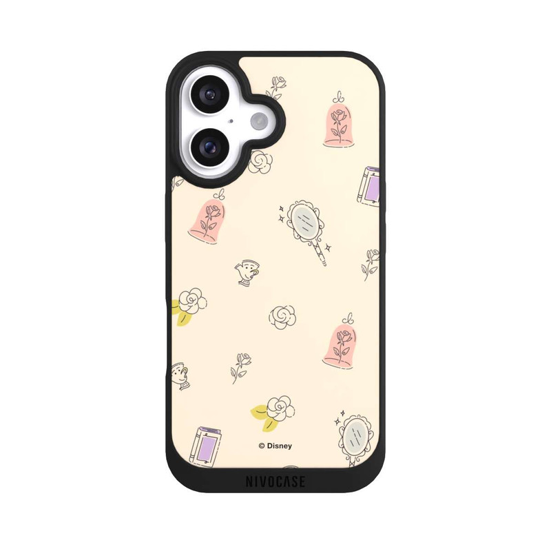 iPhone 16 NIVOpure Princess Accessoires Pattern Beige Disney Princess 
