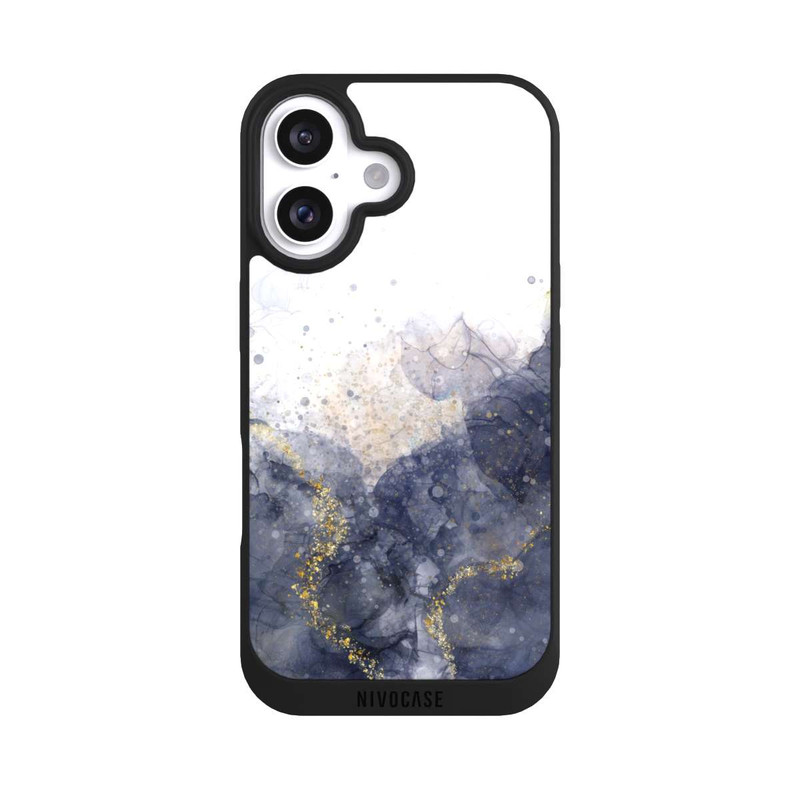 iPhone 16 NIVOpure Encre Alcool Bleue Glamour