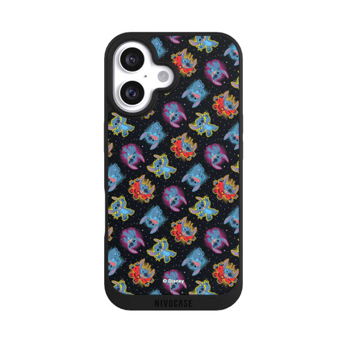 Apple iPhone 16 NIVOpure Stitch Pattern Black