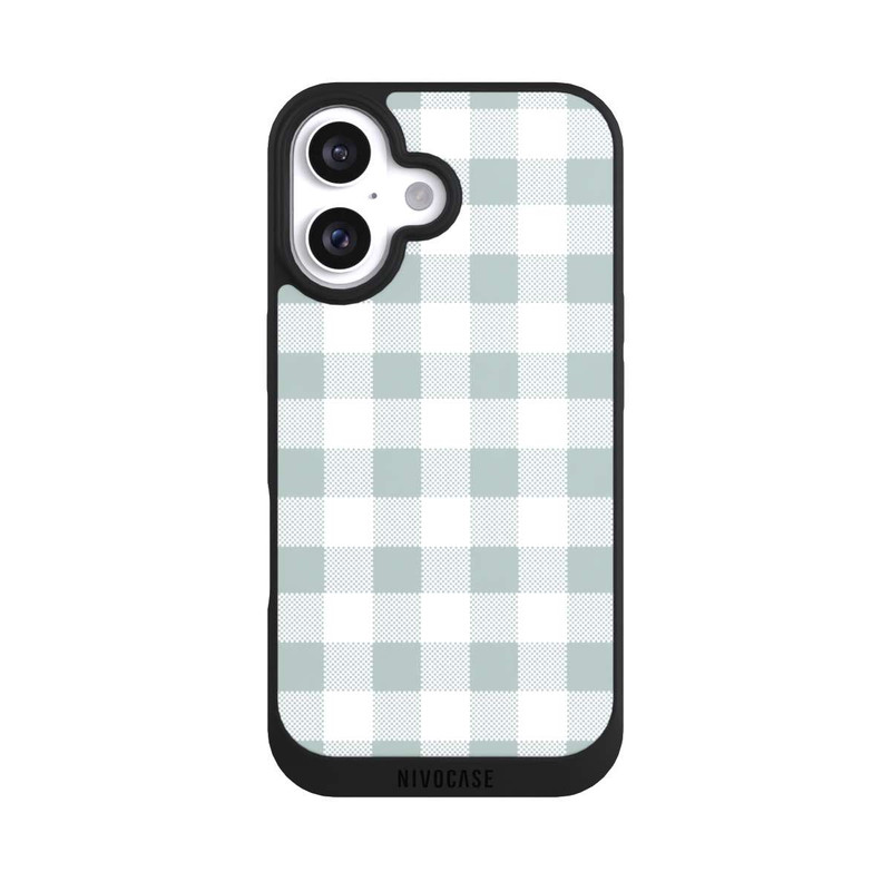iPhone 16 NIVOpure Muster Petrol