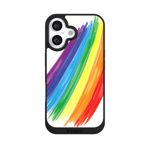 Apple iPhone 16 NIVOpure Rainbow Paint Brush