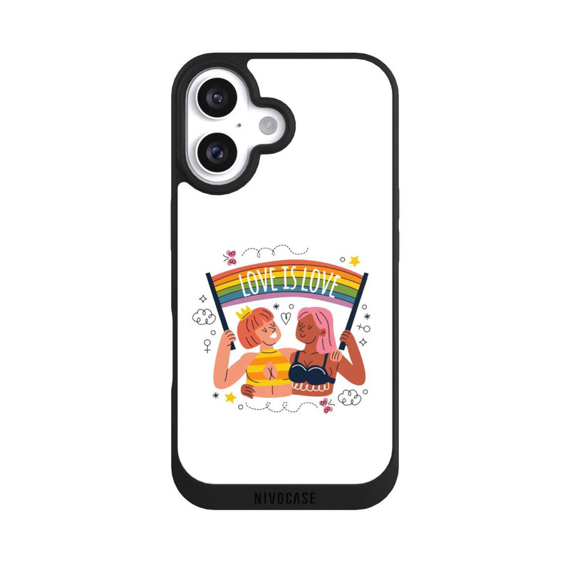 iPhone 16 NIVOpure Love is Love Femmes