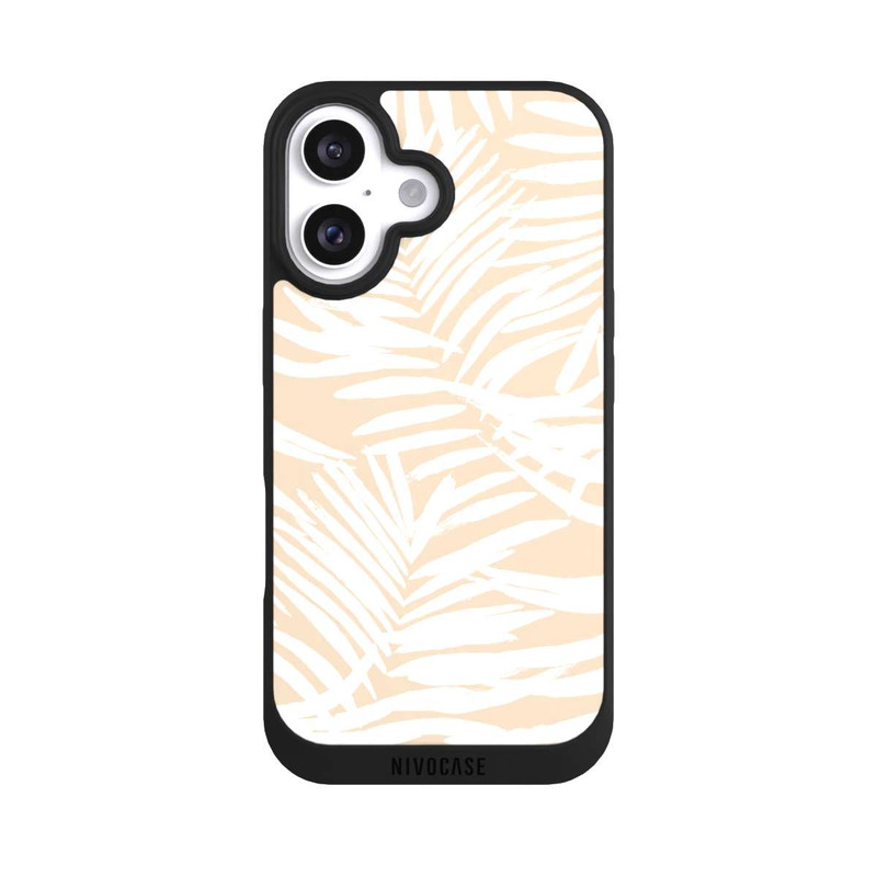 iPhone 16 NIVOpure Beige Boho Farn Hintergrund