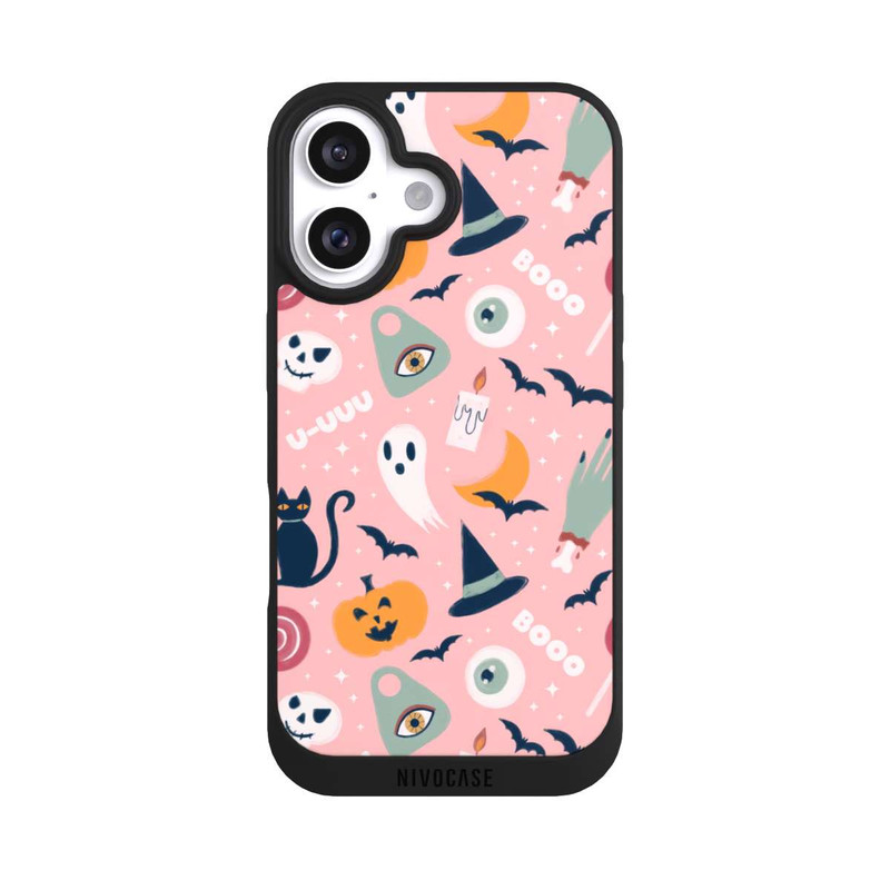 iPhone 16 NIVOpure Niedliche Halloween Gespenster Muster