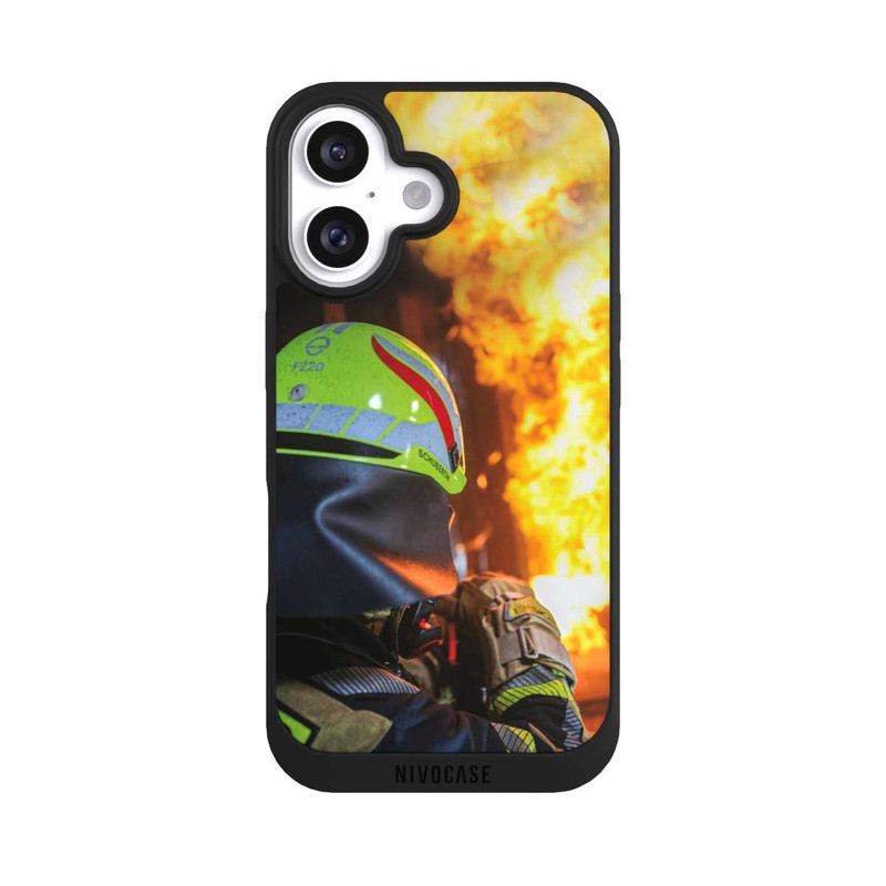 iPhone 16 NIVOpure Feuerwehrmann Gefährlicher Brand