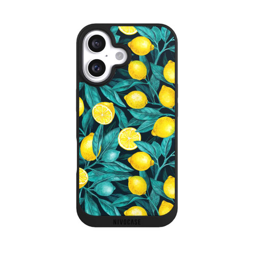 Apple iPhone 16 NIVOpure Lemons And Leaves Dark