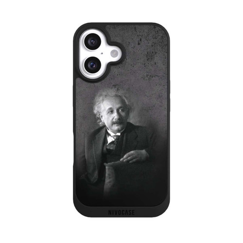 Apple iPhone 16 NIVOpure Albert Einstein schwarz weiss