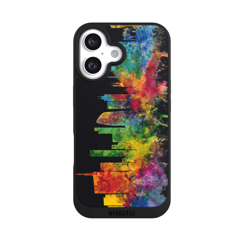 iPhone 16 NIVOpure Milan Italy Skyline Black
