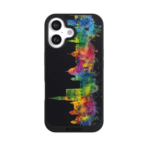 Apple iPhone 16 NIVOpure Strasbourg Frankreich Skyline Schwarz