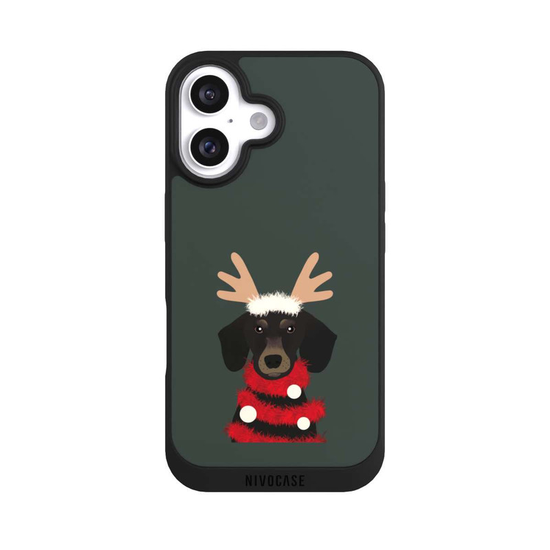 iPhone 16 NIVOpure weihnachtlicher Dackel